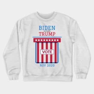 Biden defeats Trump Crewneck Sweatshirt